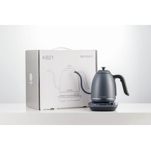 BUYDEEM K821 Electric Gooseneck Kettle with Variable Temperature Control, Pour Over Coffee Tea Kettle, Durable 18/8 Stainless Steel, Auto Keep Warm &