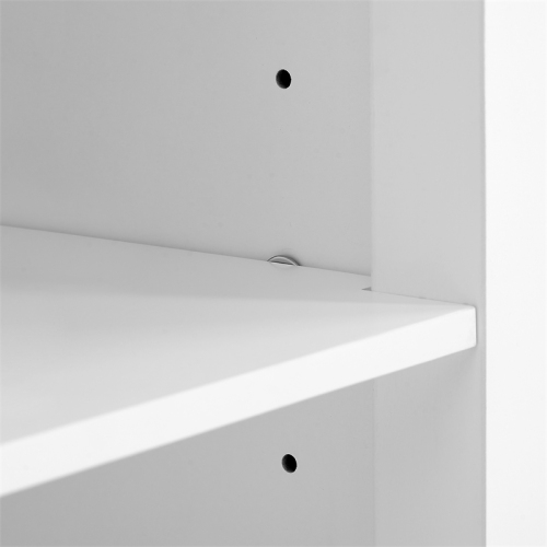 Crosley – îlot de cuisine en bois Silvia avec tabourets à dossier en X, 3 pièces, blanc