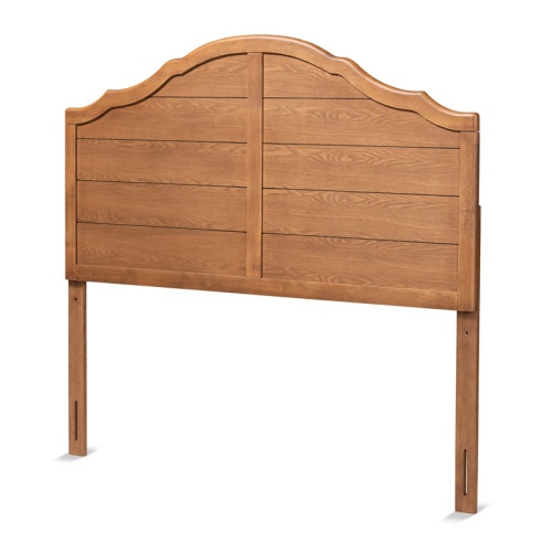 BAXTON STUDIO  Clive Vintage Walnut Finished Wood King Size Headboard