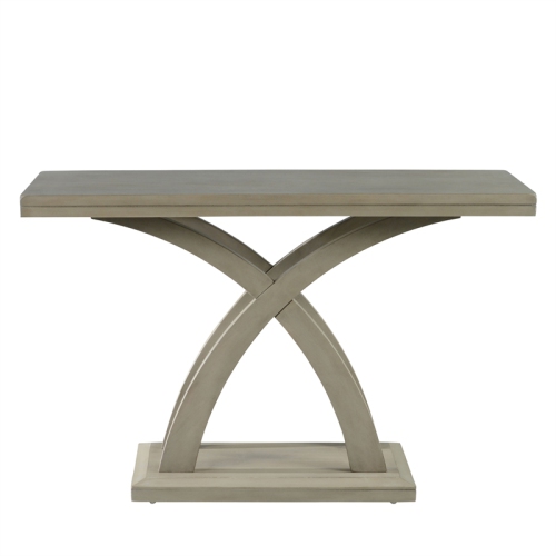 Steve Silver Jocelyn Gray Wood Sofa Table