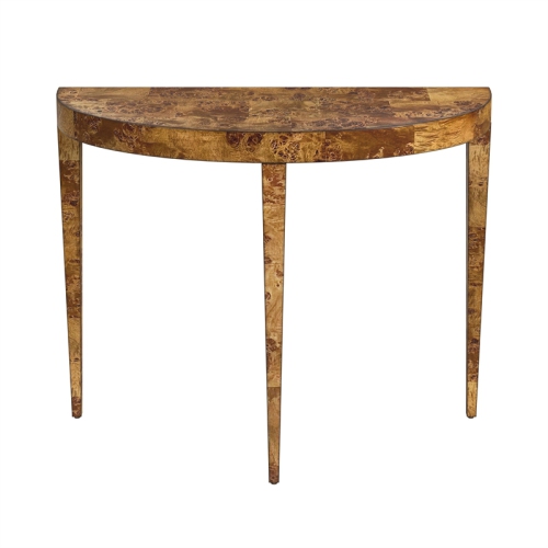 BUTLER SPECIALTY  Company Ingrid Traditional Burl Console Table - In Brown