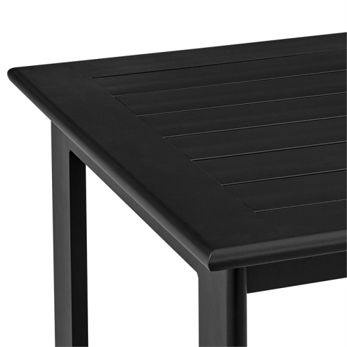 Grand Outdoor Patio Counter Height Dining Table in Black