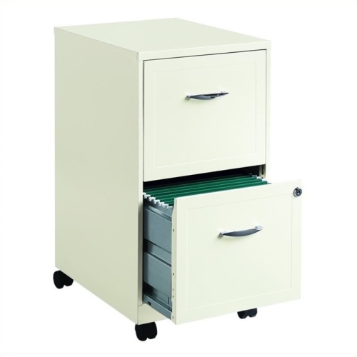 2 Piece Mobile Metal File Cabinet and Adjustable Mobile File Caddy