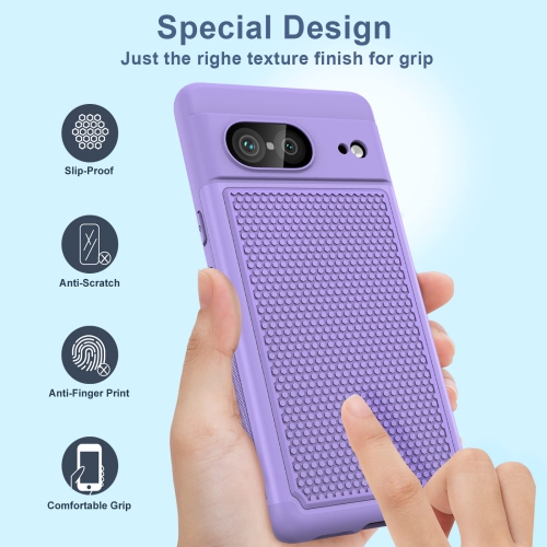 for Google Pixel-7 Case Rugged: Dual Layer Protective Heavy Duty Cell Phone Cover Shockproof with Non Slip Textured - Military Protection Bumper
