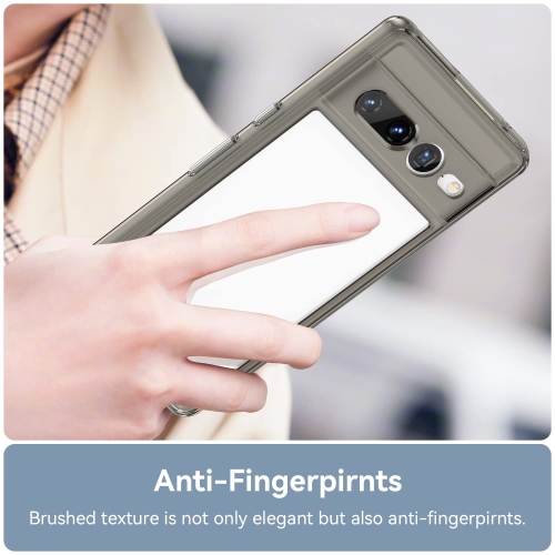 Taneny pour Pixel 7 Pro de Google, étui mince, léger, rigide, Crystal Clear, étui souple, antichoc, protection complète, protection antichoc, pour