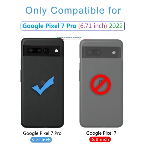Taneny pour Pixel 7 Pro de Google, étui mince, léger, rigide, Crystal Clear, étui souple, antichoc, protection complète, protection antichoc, pour