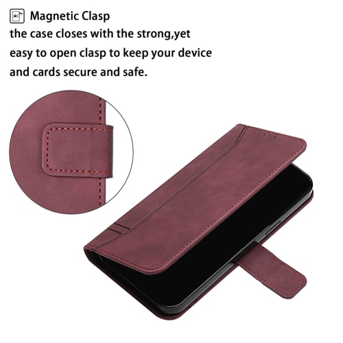 Wallet Case for Google Pixel 7 Pro, Google Pixel 7 Pro Case with Card Holder Leather Flip Case with Kickstand Magnetic Full Protection Compatible