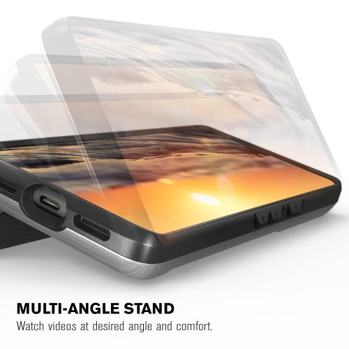 Étui portefeuille de VCommante compatible avec le Pixel 7 Pro de Google, le porte-carte à fente en cuir (protection contre les chutes de qualité