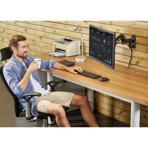 NB Monitor Wall Mount Bracket Full Motion Articulating Swivel for 17-35" Monitors