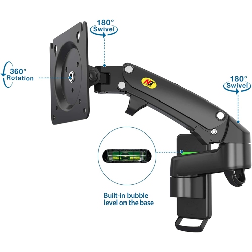 NB Monitor Wall Mount Bracket Full Motion Articulating Swivel for 17-35" Monitors