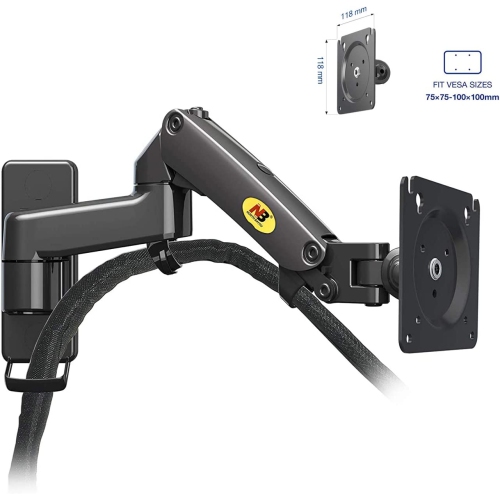 NB Monitor Wall Mount Bracket Full Motion Articulating Swivel for 17-35" Monitors
