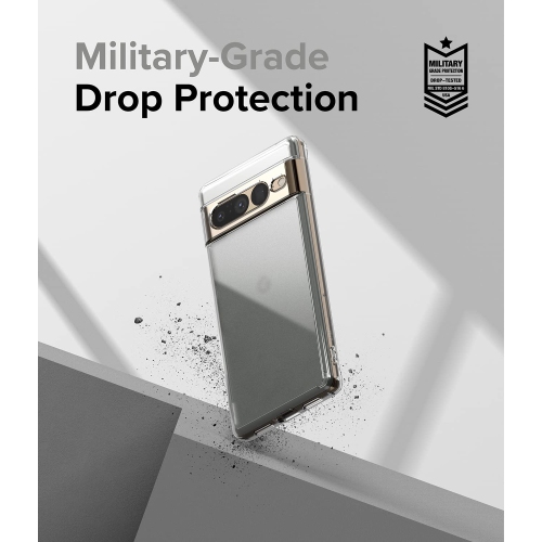 Fusion Anti-Fingerprint Technology Compatible with Google Pixel 7 Pro Case 5G, Protective Sturdy Back Shockproof TPU Bumper Translucent Smudge Proof