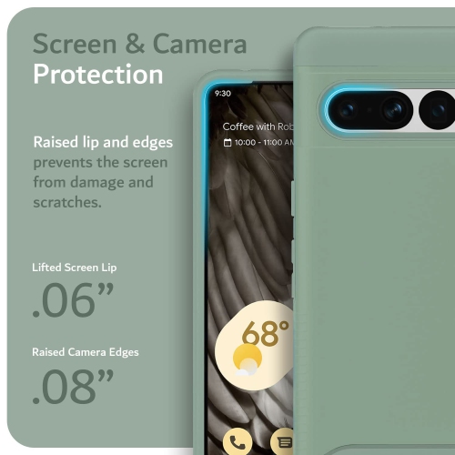 DualShield de TUDIA pour étui Pixel 7 Pro de Google, mince protection de qualité militaire antichoc Merge à deux couches avec découpe d’antenne