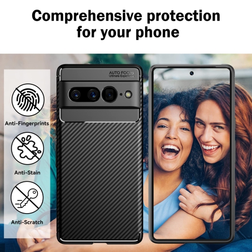 for Google Pixel 7 Pro Case, Aukvite Google Pixel 7 Pro Phone Case Soft TPU Case, Shockproof Anti-Fingerprint Phone Case for Pixel 7 Pro 2022 Anti