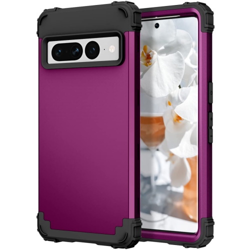 for Google Pixel 7 Pro Rugged Case with Tempered Glass Screen Protector,Heavy Duty Shockproof Protective Case Anti-Drop for Google Pixel 7 Pro