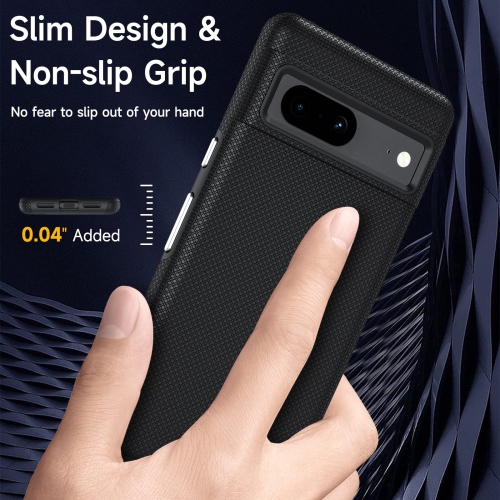 ottpluscase Dual Guard for Google Pixel 7 Case with Tempered Glass Screen Protector, Pixel 7 Phone Case Shockproof Dual Layer Rugged Tough Heavy Duty