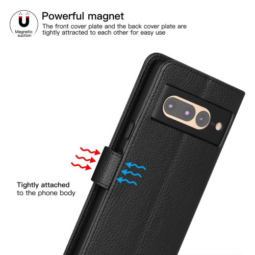 Redluckstar for Google Pixel 7 Pro Case Leather, Pixel 7 Pro Wallet Case, Card Slot Magnetic Closure RFID Blocking Flip Case for Google Pixel 7 Pro