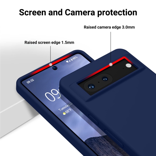 Designed for Pixel 7 Case, Silicone Shockproof Slim Thin Phone Case for Google Pixel 7 6.3 inch