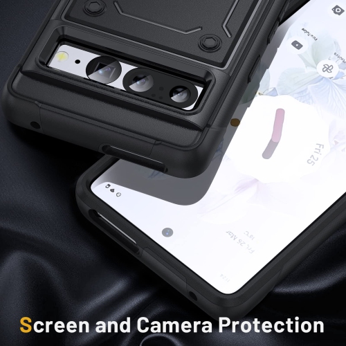 Étui pour Pixel 7 Pro de Google, étui pour Pixel 7 Pro, protection robuste double couche, protection de qualité militaire, étui rigide, robuste et
