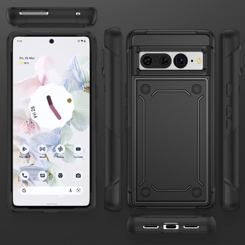 Étui pour Pixel 7 Pro de Google, étui pour Pixel 7 Pro, protection robuste double couche, protection de qualité militaire, étui rigide, robuste et