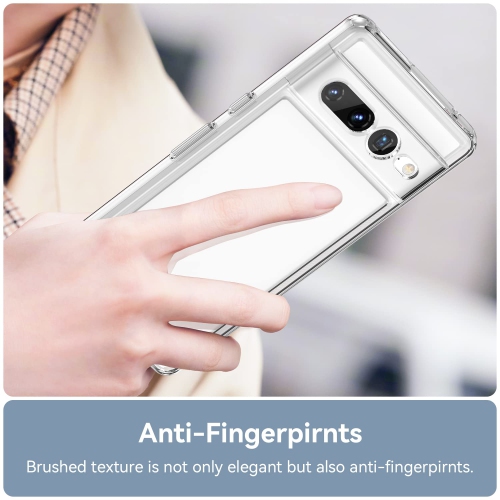 Taneny pour Pixel 7 Pro de Google, étui mince, léger, rigide, transparent, protection complète, antichoc, étui protecteur antichoc, pour Pixel 7 Pro