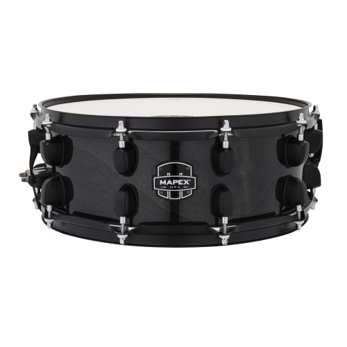 Mapex MPX 14x5.5'' Maple/Poplar Hybrid Shell Snare Drum - Transparent Midnight Black