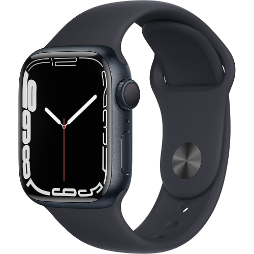 Refurbished Apple Watch Series 7 (GPS, 41mm) - Midnight Aluminum Case with Midnight Sport Band