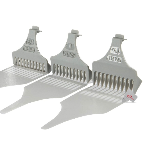 Wahl Professional Detailer Powerful Rotary Motor Trimmer Zero-Overlap T-Shaped Blade + Wahl Professional Large Styling 3191-2701 Comb - Beige