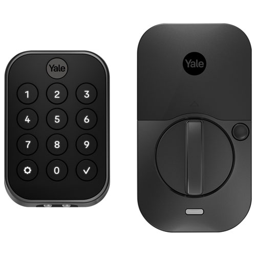 Serrure intelligente Wi-Fi Assure Lock 2 avec pavé numérique de Yale - Suède noir