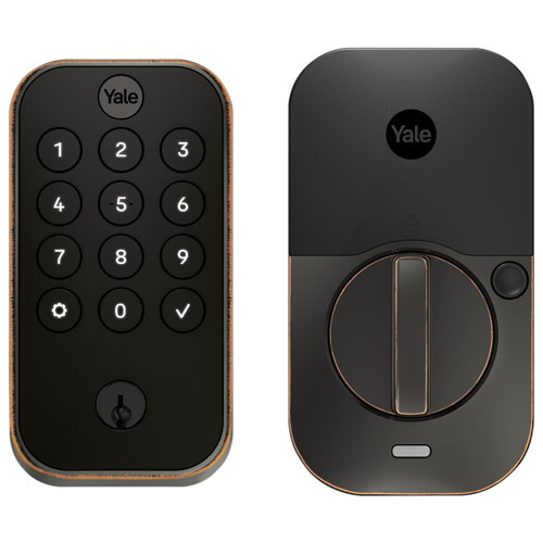 Serrure intelligente Wi-Fi Assure Lock 2 avec clé de Yale - Bronze huilé