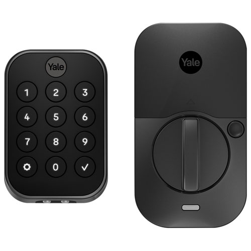 Serrure intelligente Bluetooth Assure Lock 2 avec pavé numérique de Yale - Suède noir