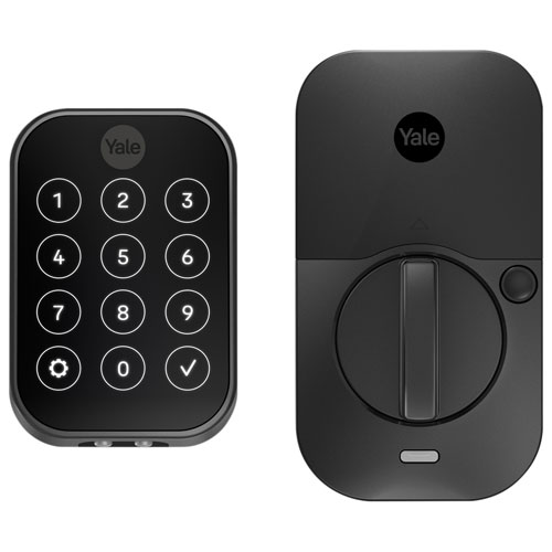 Serrure intelligente Bluetooth à écran tactile Assure Lock 2 de Yale - Suède noir