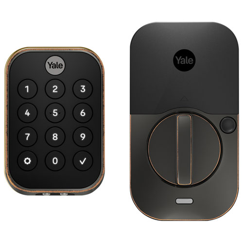 Serrure intelligente Bluetooth Assure Lock 2 avec pavé numérique de Yale - Bronze huilé