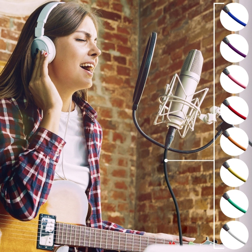 LyxPro 75 feet Microphone XLR Cable, Male to Female, 3 Pin Mic Cable, Green