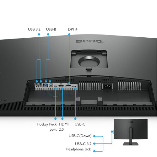BenQ DesignVue 31.5" 4K Ultra HD 60Hz 5ms GTG IPS LED Monitor (PD3205U)