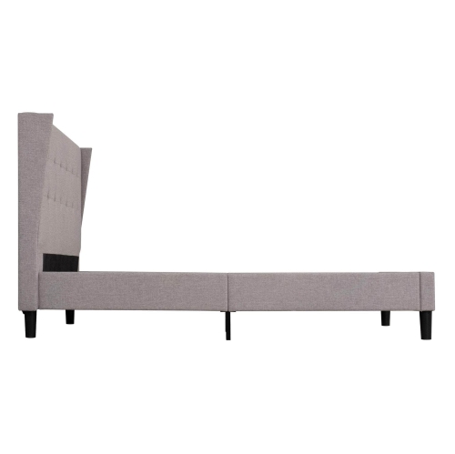 Primo International Avian Button Tufted Wingback Platform Bed - King