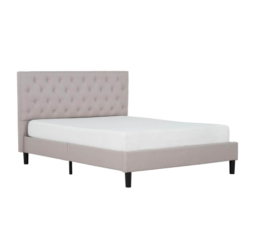 PRIMO INTERNATIONAL  Ellie Upholstered Platform Bed - Queen In Grey