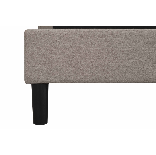 Primo International Demi Upholstered Wingback Platform Bed - King