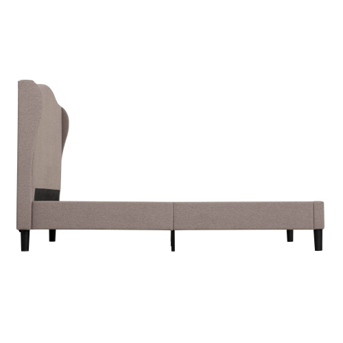Primo International Demi Upholstered Wingback Platform Bed - King