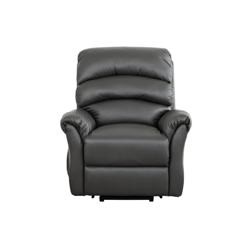 Primo International Fitzgerald Bonded Leather Power Lift Reclining Chair - Black