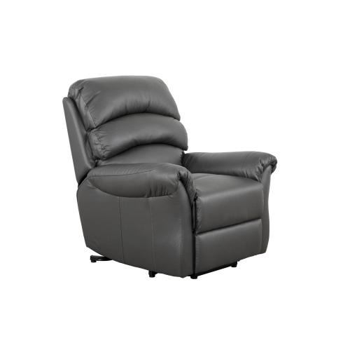 Primo International Fitzgerald Bonded Leather Power Lift Reclining Chair - Black