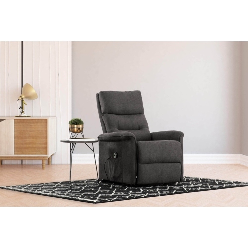 Image 1 of 6.. Primo International Elsie Padded Power Lift Chair in Brown