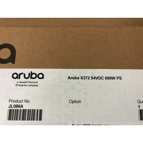 Boîte ouverte JL086A#ABA Alimentation HPE Aruba X372 54VDC 680W 100-240VAC -