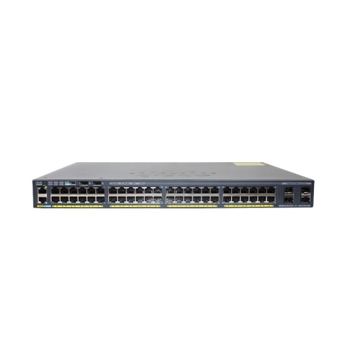 Cisco Catalyst 2960X-48FPS-L - Switch - managed - 48 x 10/100/1000 + 4 x Gigabit SFP - desktop, rack-mountable - PoE+ (740 W) (WS-C2960X-48FPS-L)