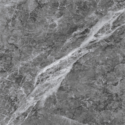 Garvine Gray Stone Top Cocktail Table with Casters