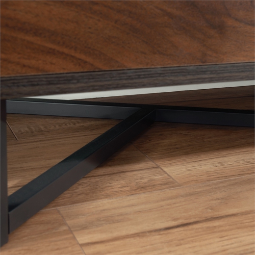 Sauder Canton Lane Engineered Wood/Metal Lateral File in Brew Oak