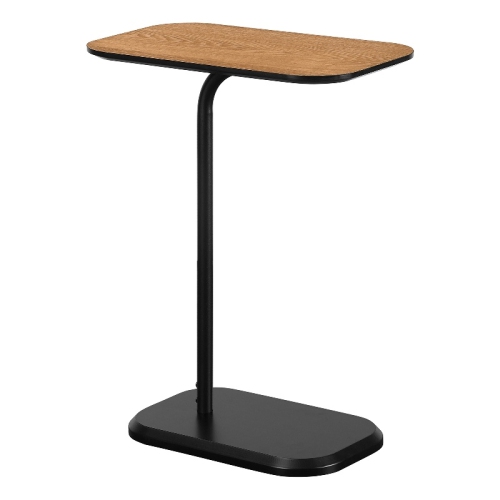 CONVENIENCE CONCEPTS  Oslo C End Table In Wood Finish With Walnut Top In Black