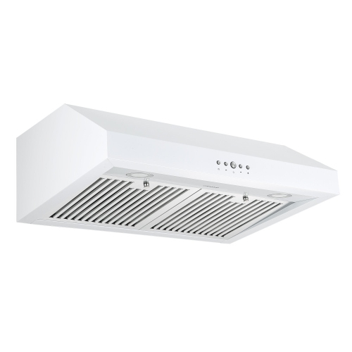 ANCONA  " 30"" Ducted Under Cabinet Range Hood In White"