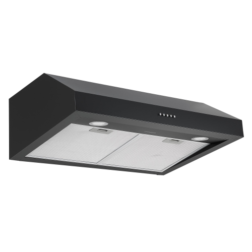 Ancona 30" Ducted Under Range Hood in Matte Black Best Buy Canada