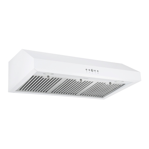 ANCONA  " 36"" 440 Cfm Ducted Under Cabinet Range Hood In White"